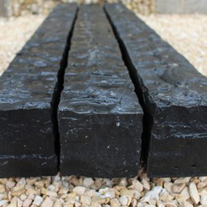 Basalt Palisade 12x12x125 cm spaltrau